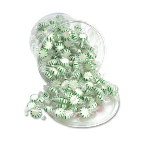 Picture of Office Snax Tub of Candy  Spearmint  2 lb. (Pack of 2)