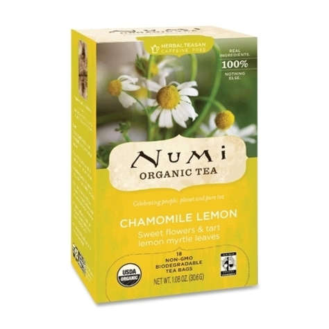 Picture of NUMI Organic Tea Herbal Tea  Organic  18 Bags/BX  Chamomile Lemon (Pack of 4)