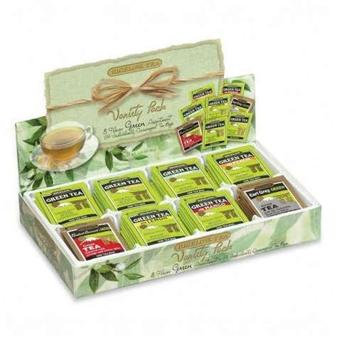 Picture of Bigelow Tea Company Green Tea Tray  8 Assorted Teas  64/BX (Pack of 2)