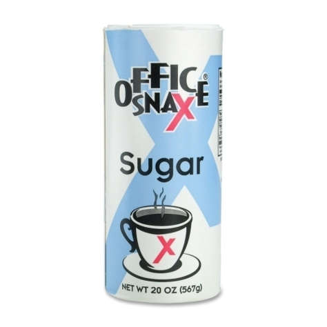 Picture of Office Snax Sugar Canister  20 oz. (Pack of 11)