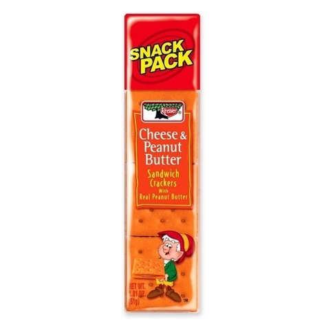 Picture of Keebler Cheese/Peanut Butter Crackers  1.8 oz  8 Crackers/PK  12/BX (Pack of 3)