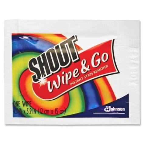 Picture of Shout(R) Individually Wrapped Instant Stain Remover Wipes 80 Count