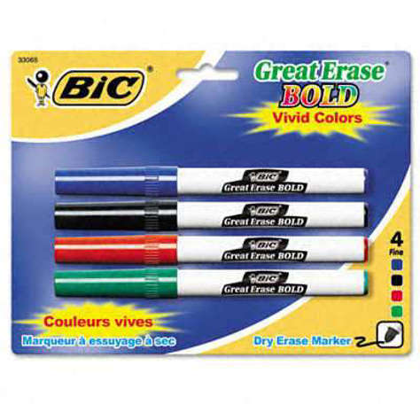 Picture of Great Erase Bold Pocket Style Dry Erase Markers (Pack of 6)