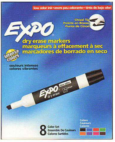 Picture of Expo Low-Odor Dry Erase Marker Sets (Set of 8) (Pack of 2)