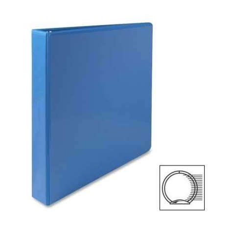 Picture of Sparco Products Round Ring View Binder  1"Capacity  11"x8-1/2" Light Blue (Pack of 7)