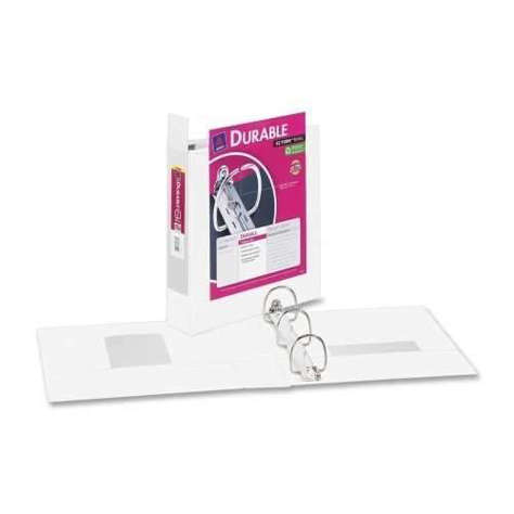 Picture of Avery Consumer Products Durable View Binder  2" Cap  11"x8-1/2"  White (Pack of 4)