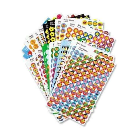 Picture of Trend Enterprises Stickers  Superspots/Supershapes  5100/PK  Assorted (Pack of 2)
