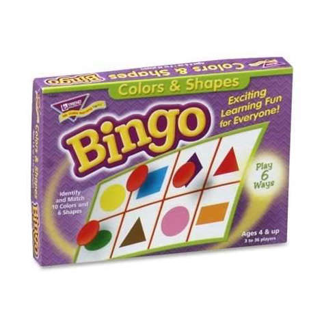 Picture of Trend Enterprises Colors And Shapes Bingo  For Ages 3 And Up (Pack of 3)