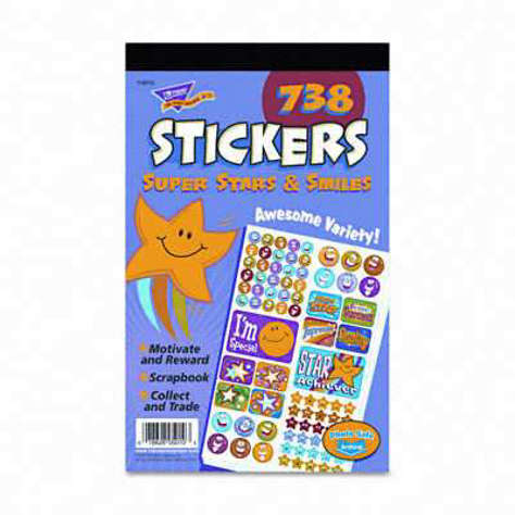 Picture of Sticker Pad Super Stars & Smiles Assorted Colors (Pack of 6)