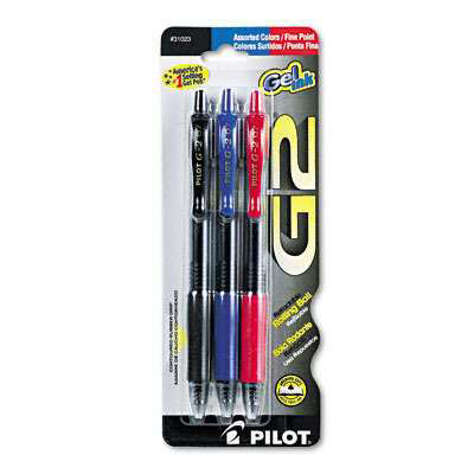 Picture of G2 Retractable Gel Ink Roller Ball Pen CR Brl BLK (Pack of 5)