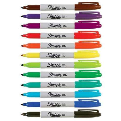 Picture of Sanford Ink Corporation Permanent Marker  Fine Point  12/PK  Assorted (Pack of 2)