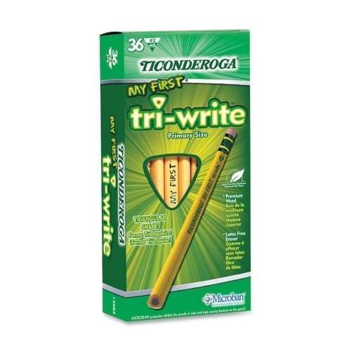 Dixon Ticonderoga 2 My First TriWrite Pencils 36 Count, Triangular