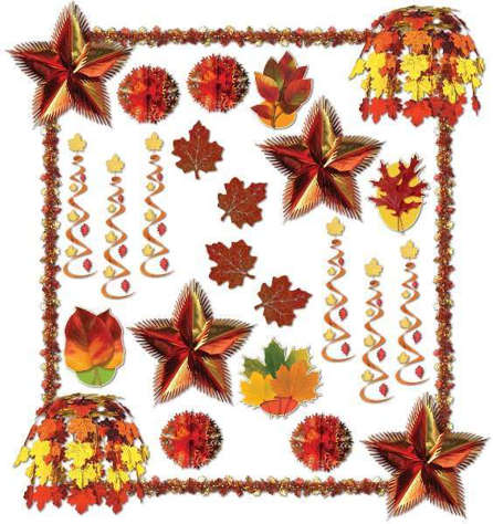 Picture of Fall Reflections Decorating Kit - 28 pieces