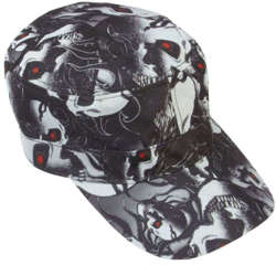 Picture of Casual Outfitters Red Eye Skull Design Cap (Pack of 5)