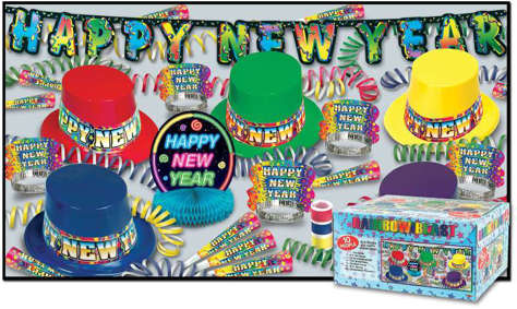 Picture of New Years Rainbow Blast Party Assortment for 10