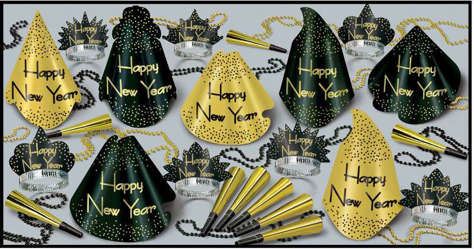Picture of New Years Sparkling Gold Party Assortment for 25