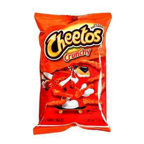 Picture of Cheetos Crunchy Cheese Curls, Large Single-Serve, 2 Oz Bag(case of 64)