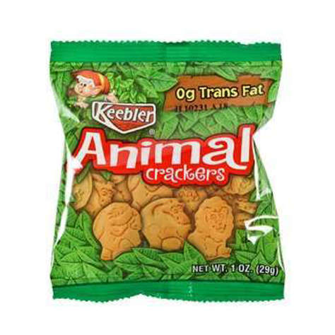 Picture of Keebler Animal Cracker Cookies, Hydrogenated Oil & Trans Fat Free, 1 Oz Bag(case of 150)