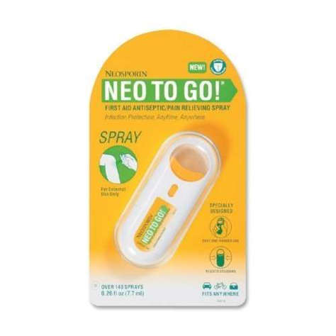 Picture of Johnson & Johnson Neosporin To Go Spray  First Aid Antiseptic (Pack of 3)