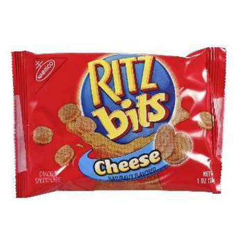 Picture of Ritz Ritz Bits Cheese Crackers, Individual Packets, 12 Ct Box, 4/Case