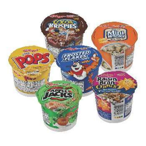 Picture of Kellogg's Cereal, Assorted, Cup, 60/Case