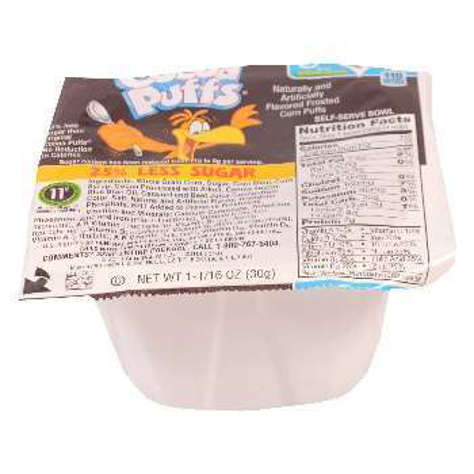 Picture of General Mills Cocoa Puffs Cereal, Whole Grain, Reduced Sugar, Bowl, 1.06 Oz Each, 96/Case