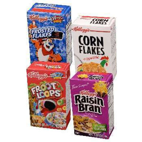 Picture of Kellogg's Cereal, Assorted, Individual Box, 72/Case