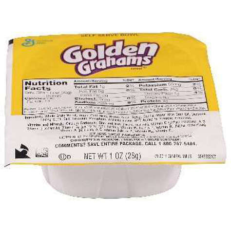 Picture of General Mills Golden Grahams Cereal, Bowl, 1 Oz Each, 96/Case