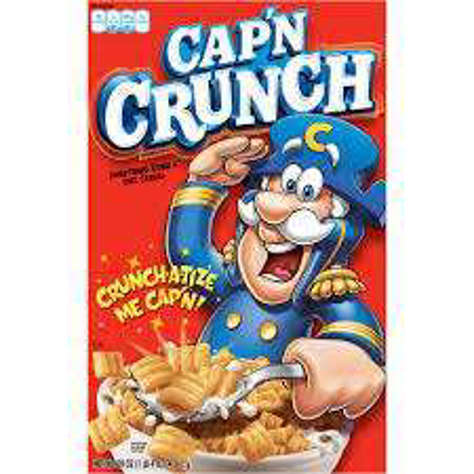 Picture of Quaker Cap'n Crunch Cereal, Bulk, 34 Oz Bag, 4/Case