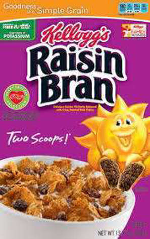 Picture of Kellogg's Raisin Bran Cereal, Bulk, 56 Oz Bag, 4/Case