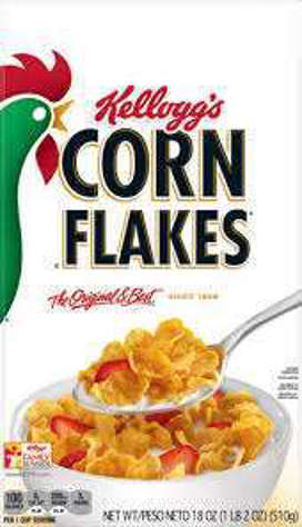 Picture of Kellogg's Corn Flakes Cereal, Bulk, 26 Oz Bag, 4/Case