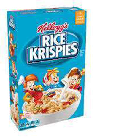 Picture of Kellogg's Rice Krispies Cereal, Bulk, 27 Oz Bag, 4/Case
