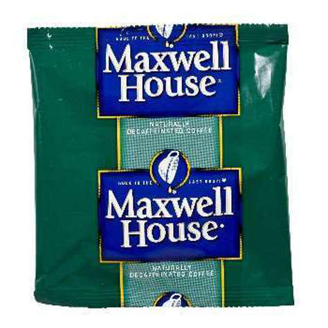 Picture of Maxwell House Ground Coffee  Decaffeinated  Filter Pouch  0.7 Oz Package  100/Case