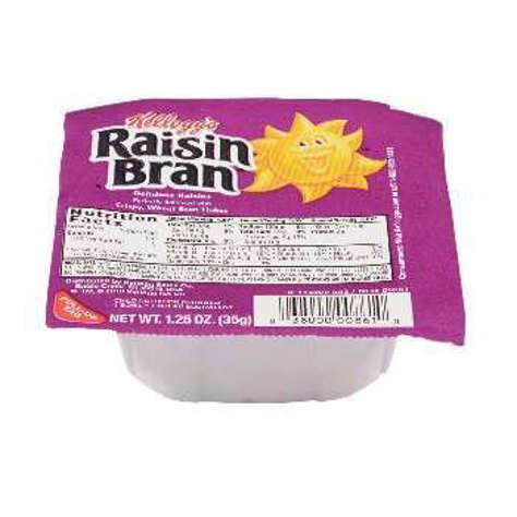 Picture of Kellogg's Raisin Bran Cereal, Bowl, 1.25 Oz Each, 96/Case