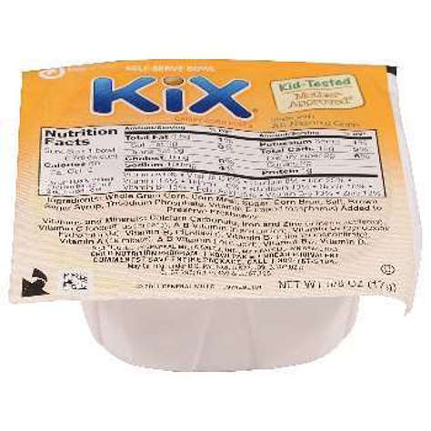 Picture of General Mills Kix Cereal, Bowl, 0.63 Oz Each, 96/Case