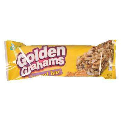 Picture of General Mills Golden Grahams Cereal Bars, Whole Grain, 1.42 Oz Each, 96/Case