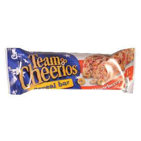 Picture of General Mills Cheerios Strawberry Cereal Bars, Whole Grain, 1.42 Oz Each, 96/Case