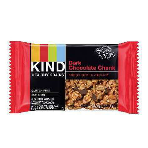 Picture of KIND Snacks Dark Chocolate Chunk Bars, 1.2 Ounce, 12 Ct Package, 6/Case