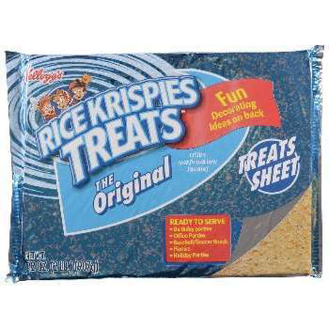 Picture of Rice Krispies Treats Marshmallow Snacks, 12 x 15 Inch Sheet, 2 Lb Box, 5/Case