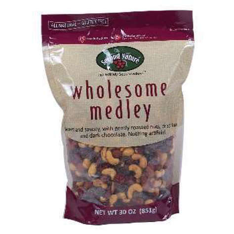 Picture of Second Nature Wholesome Medley Snack Mix, 30 Oz Bag, 6/Case