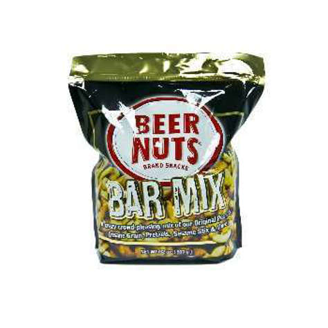 Picture of Beer Nuts Bar Snack Mix, Bulk, 32 Oz Bag, 8/Case