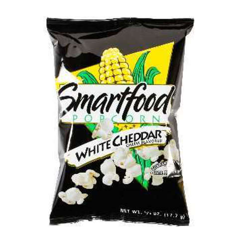 Picture of Smartfood Ready-To-Eat White Cheddar Popcorn, Single-Serve, 0.63 Oz Bag, 104/Case