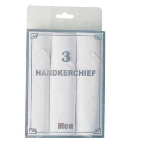 Picture of Handkerchief Men 3PK White (Pack of 72)