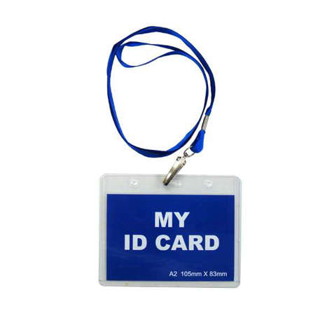 Picture of ID Holder Clear Plastic (Pack of 12)
