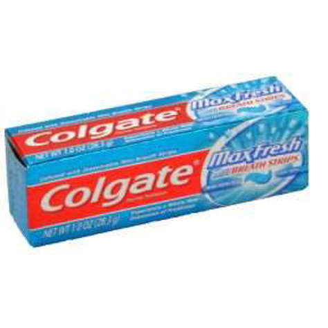 Picture of Colgate MaxFresh with Mini Breath Strips Anticavity Fluoride Toothpaste (19 Units)