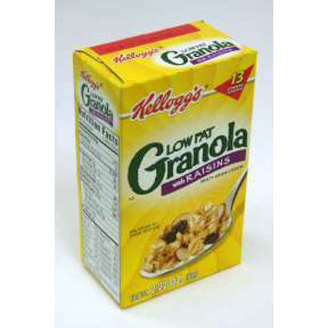 Picture of Kellogg's Low Fat Granola with Raisins Cereal (box) (14 Units)