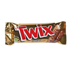 Picture of Twix Chocolate-Covered Wafer Candy Bars  with Caramel  2 Bars Per Package  36 Ct Box  10/Case