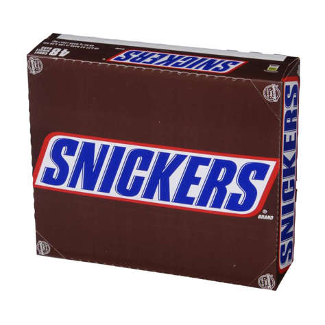 Picture of Snickers Chocolate-Covered Candy Bars  with Nuts  1.86 Ounce  48 Ct Box  8/Case