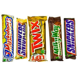 Picture of Mars Assorted Filled Candy Bars  30 Ct Carton  6/Case