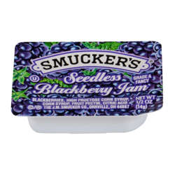 Picture of Smucker's Blackberry Jam  Cups  0.5 Oz Each  200/Case